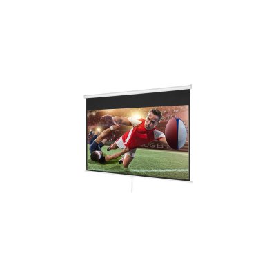 VEVOR Ecran de Projection Toile de Projecteur Enroulable Manuel 100 pouces 16:9