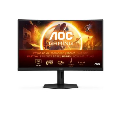 AOC &Eacute;cran Gaming Incurv&eacute; 27""  G4 C27G4ZXU - 280 Hz HDMI/DisplayPort