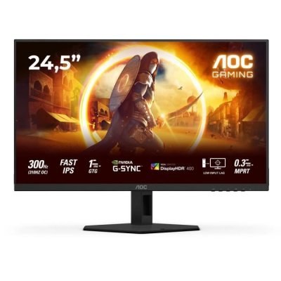 AOC Ecran PC -  - 25G4SRE - 25 Fast IPS - 03ms - FHD 1920x1080 - 300Hz OC 310Hz 