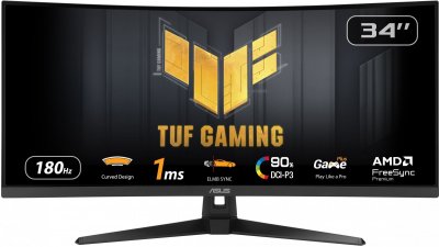 ASUS Ecran PC  TUF VG34VQ3B 34""CURVE 180Hz/VA/1ms/HDR/FS Prem 