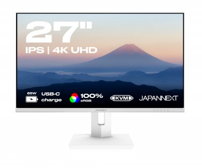 JAPANNEXT Ecran PC Bureautique 27 4K UHD USB-C (+ charge 65W) 