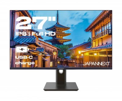 JAPANNEXT Ecran PC Bureautique 27 FULL HD 100 Hz USB-C (+ charge 65W) 
