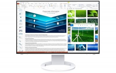 EIZO Ecran PC  FlexScan EV2485-WT - 60Hz 5 ms - 24.1 pouces Blanc 