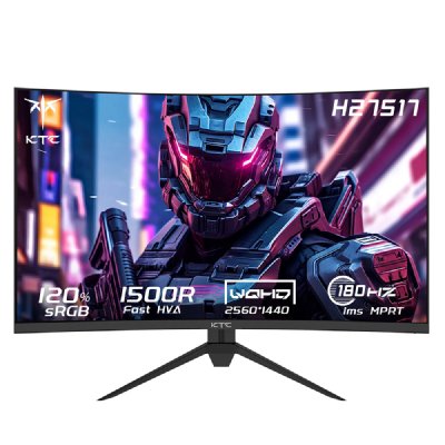 KTC Ecran PC Gaming  H27S17 QHD Incurv&eacute; 165Hz 3 ms 27