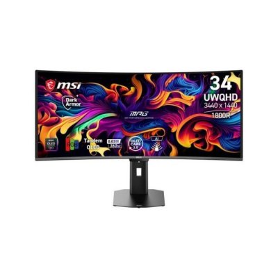 MSI Ecran PC Gaming  MPG 341CQR QD-OLED X36 34"" incurv&eacute; 360 Hz UWQHD