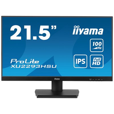 IIYAMA Ecran PC -  - 22 - FHD - 100Hz - Dalle IPS - 1ms - XU2293HSU-B7