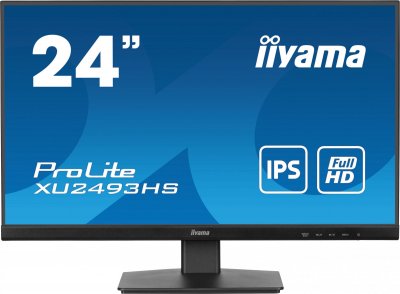IIYAMA Ecran PC  PROLITE XU2493HS-B6 24"" FHD/IPS/100Hz/0.5ms/HDMI