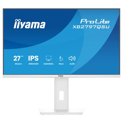 IIYAMA Ecran PC  XB2797QSU-W1 27"" QHD/75Hz/IPS/1ms/Pivot/AdaptiveS
