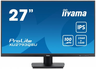 IIYAMA Ecran PC  XU2793QSU-B6 27"" QHD/100Hz/IPS/1ms/FreeSync