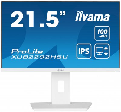 IIYAMA Ecran PC  XUB2292HSU-W6 21.5"" FHD/100Hz/IPS/0.4ms/FS Blanc