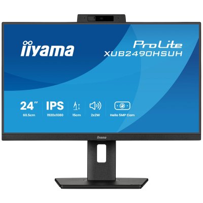 IIYAMA Ecran PC  XUB2490HSUH-B2 24""FHD/100Hz/IPS/WEBCAM/HP/Pivot