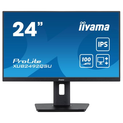 IIYAMA Ecran PC  XUB2492QSU-B1 24"" QHD/100Hz/IPS/0.5ms/Pivot/FS