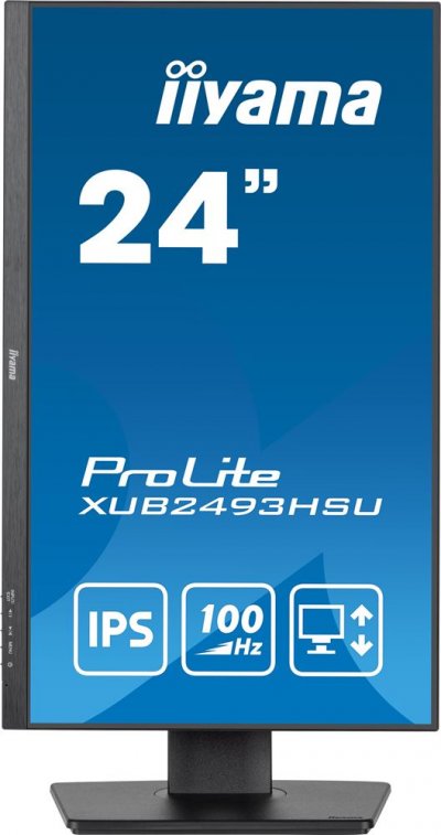 IIYAMA Ecran PC  XUB2493HSU-B6 24""/FHD/100Hz/IPS/1ms/PIVOT/FreeSync