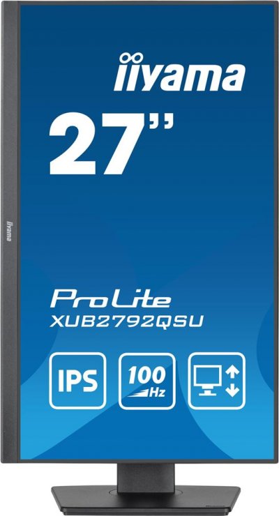 IIYAMA Ecran PC  XUB2792QSU-B6 27"" WQHD/100Hz/0.4ms/IPS/FreeSync