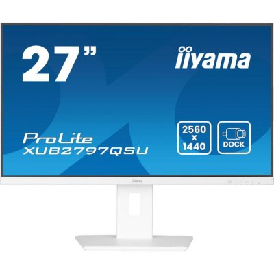 IIYAMA Ecran PC  XUB2797QSU-W2 27""QHD/100Hz/IPS/1ms/Pivot/AdpatSync