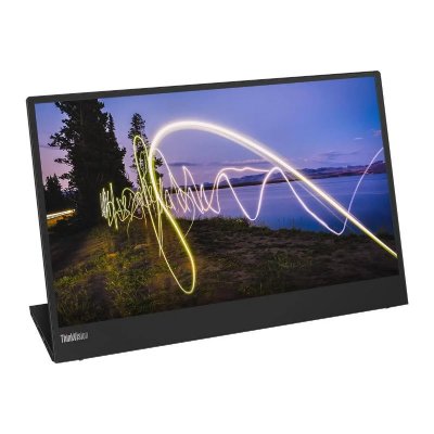 LENOVO Ecran PC LED ThinkVision M15 - Portable 60 Hz 6 ms 15.6"" Noir corbeau