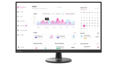LENOVO Ecran PC  D32-40 66FCGAC2EU 31,5"" Full HD Noir