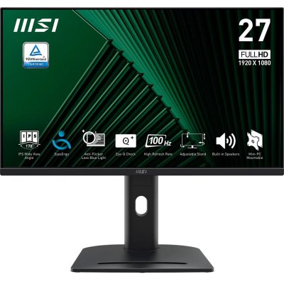 MSI Ecran PC  PRO MP275PG 27"" FHD/100Hz/IPS/Pivot/HP/AdaptivSync