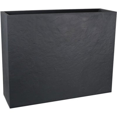 EDA  Jardini&egrave;re Volcania Pot carr&eacute;, Gris Anthracite