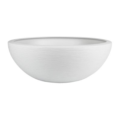 EDA  Pot vasque Graphit &Oslash;59cm - Contenance 39L - Blanc c&eacute;rus&eacute;