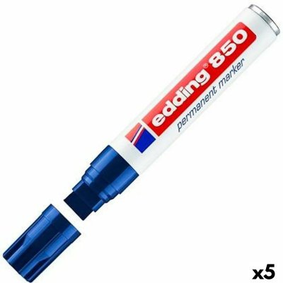 EDDING  850 marqueur ind&eacute;l&eacute;bile Bloc Bleu 5 pi&egrave;ce(s)