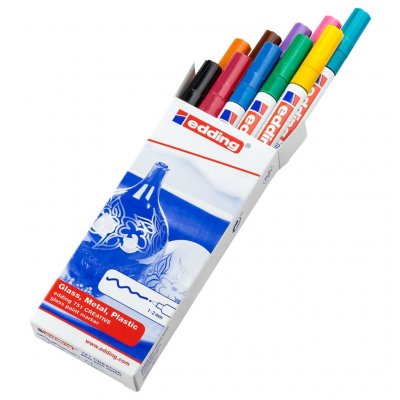 Edding marqueurs &agrave; peinture brillante 10 pcs multicolore 751
