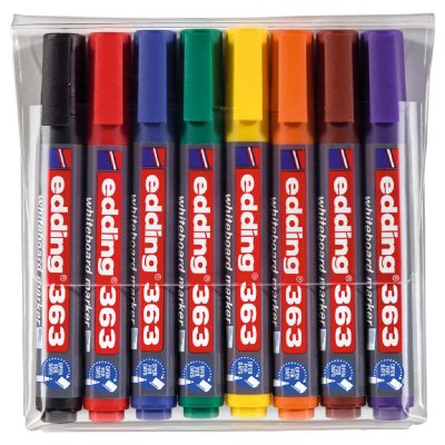 EDDING  marqueurs &agrave; tableau blanc 8 pcs multicolore 363