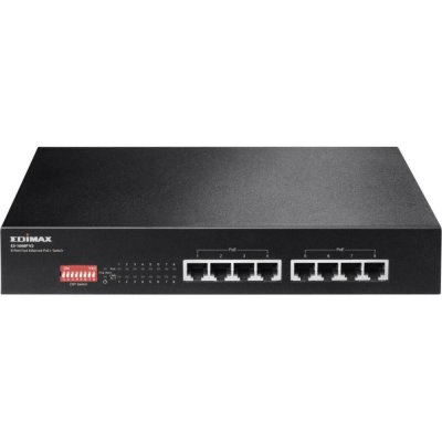  Edimax ES-1008P - V2 - commutateur - 8 x 10/100 (PoE+) - de bureau - PoE+ (130 W)