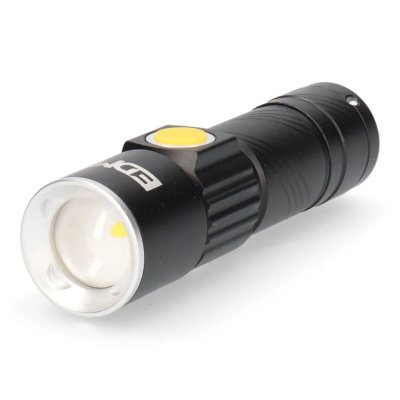 EDM  Mini Lampe de Poche avec Zoom 1 LED 120 lumens Rechargeable 36388
