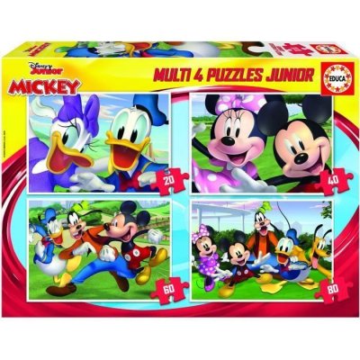  EDUCA - 18627 - Multi 4 Jr Mickey 20+40+60+80 