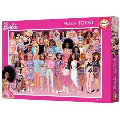  Educa Borras 1000 Pieces Barbie Wooden Puzzle Rose