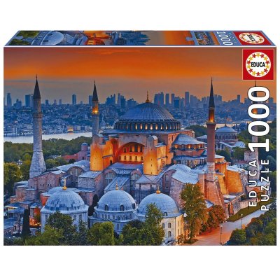 EDUCA  Borras 1000 Pieces Blue Mosque Istanbul Puzzle Multicolore