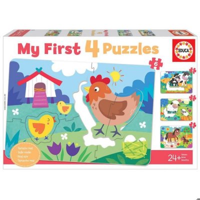 EDUCA  Borras Mamas And Babies My First Puzzle Multicolore 3-6 Years