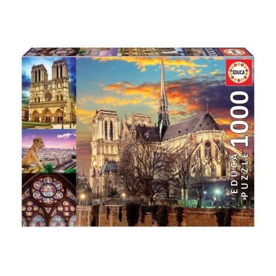  EDUCA - Puzzle - 1000 COLLAGE DE NOTRE-DAME 