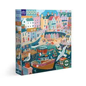 EEBOO  Puzzle adulte Seaside Harbor - 1000 pi&egrave;ces