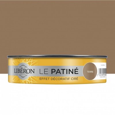 LIBERON Effet d&eacute;coratif cir&eacute; lib&eacute;ron Le Patin&eacute; Terre 0,150 l - Terre