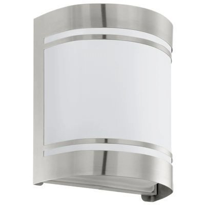 EGLO  30191&nbsp;Applique Murale Ext&eacute;rieure, Verre, E27, Blanc