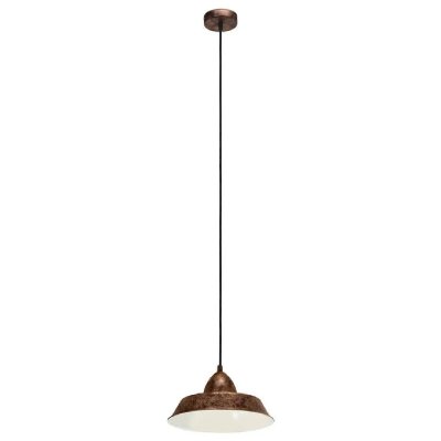 Eglo 49243 Suspension, Diff&eacute;rents mat&eacute;riaux, E27, Argent