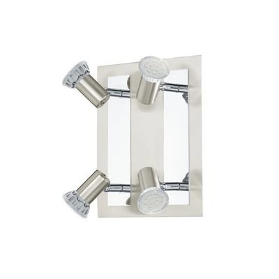 EGLO  90916&nbsp;Spot de Plafond, M&eacute;tal, Gu10, Argent