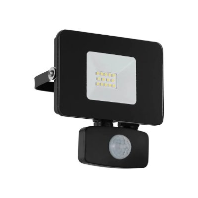 EGLO  Applique LED &agrave; capteur d'ext&eacute;rieur Faedo 3 10W 11x5x13,5 cm Noir