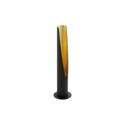 EGLO  Lampe de table &agrave; LED Barbotto 5 W 39,5 cm Noir et dor&eacute;
