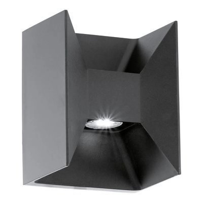 EGLO  lampe murale &agrave; led d'ext&eacute;rieur morino 5 w anthracite 93319 409625