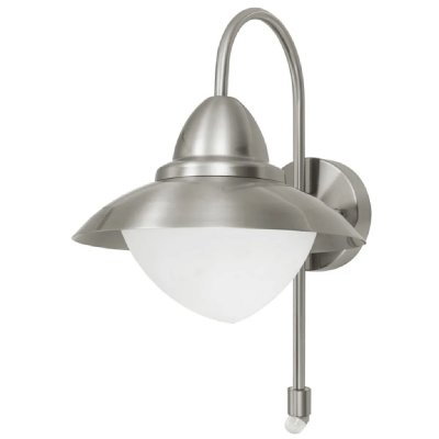 EGLO  Lampe murale d'ext&eacute;rieur Sidney avec capteur Argent&eacute; 87105