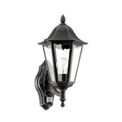 EGLO  lampe murale ext&eacute;rieur navedo avec capteur noir 93458 409632