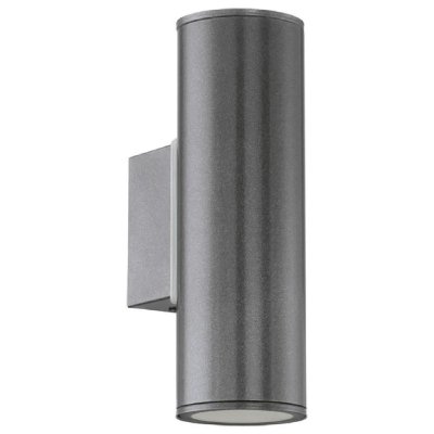 EGLO  Lumi&egrave;re ext&eacute;rieure-LED RIGA anthracite, GU10 max. 2X3W