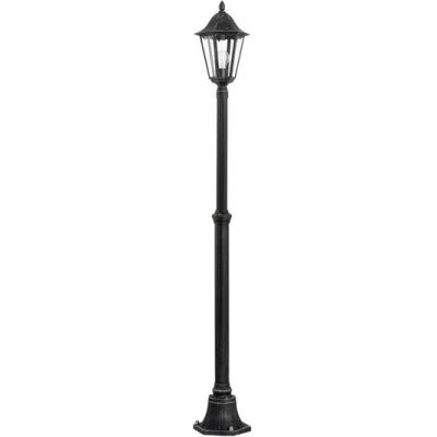 EGLO  - Lumi&egrave;re ext&eacute;rieure navedo noir, argent-patina, E27 max. 1X60W