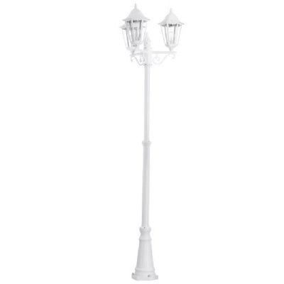 Eglo navedo - lampadaire ext&eacute;rieur &agrave; 3 ampoules triple blanc ip44, e27