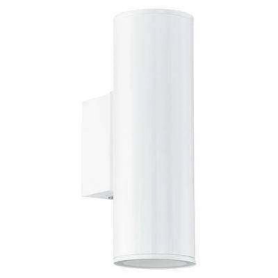 EGLO LIGHTING Eglo Riga - Applique Murale Ext&eacute;rieure Up Down Blanc Ip44, Gu10
