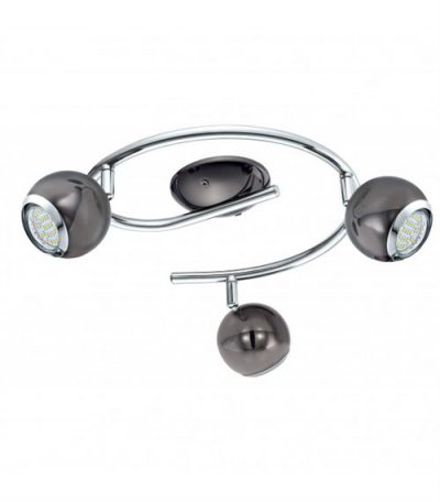 EGLO  Spot LED BIMEDA nickel-nero, chrome, GU10 max. 3X3W