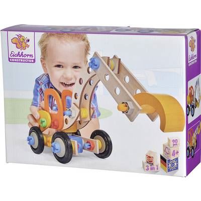 EICHHORN  - 100039087 - Jeu De Construction - Constructor - Excavatrice - 90 Pi&egrave;ces